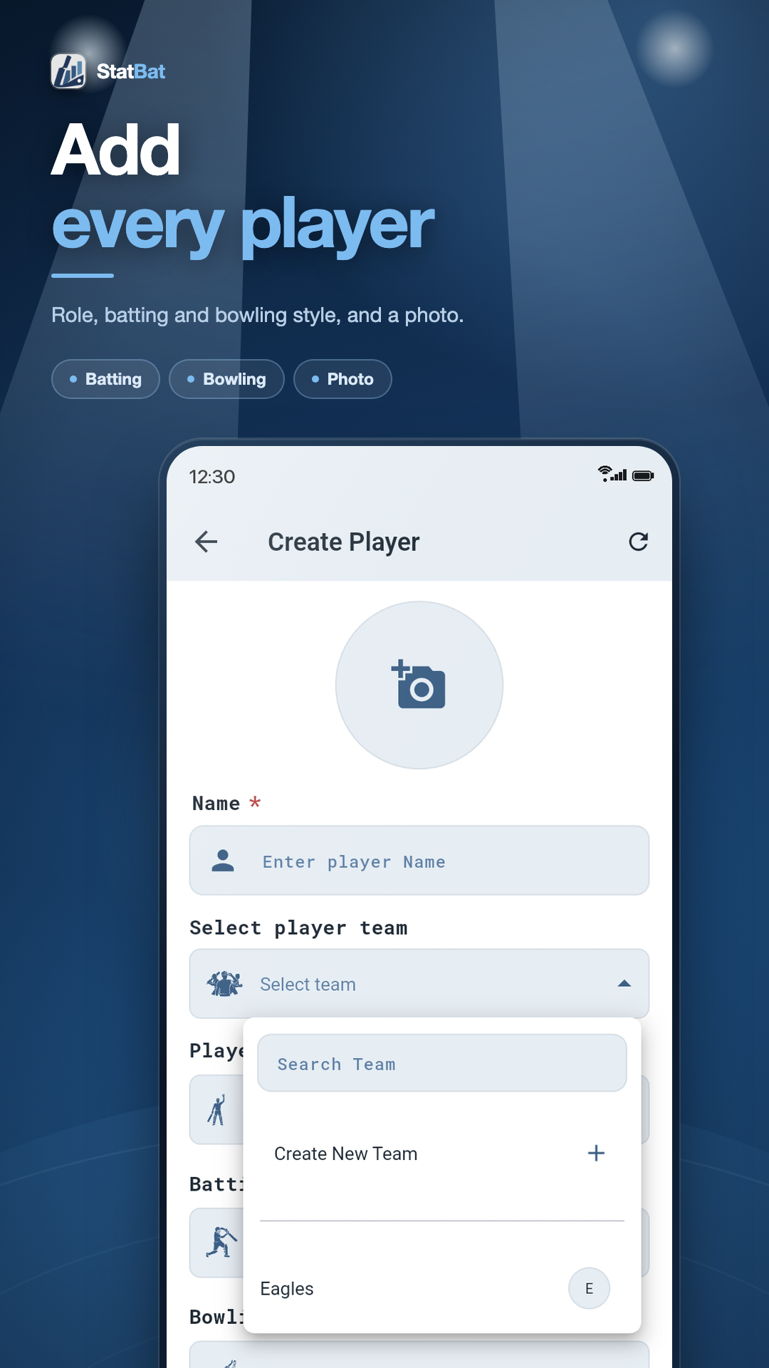 Creating a player